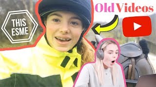 Reacting to my OLD VIDEOS Unseen Footage  This Esme [upl. by Aivatnwahs]