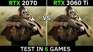 RTX 2070 vs RTX 3060 Ti  Test In 6 Games  1080p  1440p [upl. by Marvella]