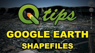 QGIS Layout Design  Opening a shapefile in Google Earth [upl. by Yartnoed313]