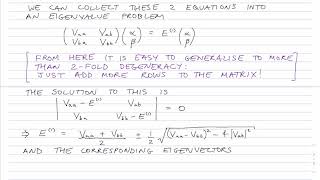 Degenerate Perturbation Theory Formal [upl. by Nevetse]