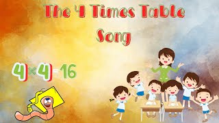 The 4 Times Table Song Multiplying by 4  Silly School Songs [upl. by Ovatsug]