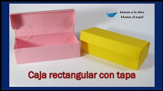 Caja rectangular con tapa [upl. by Alane]