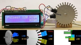 Rotary encoder  sensor arrangement [upl. by Nottarts]