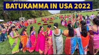 Bathukamma Celebrations in USA 2022 [upl. by Neened]