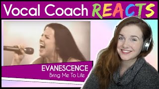 Vocal Coach reacts Evanescence Amy Lee  Bring Me To Life Live [upl. by Amme]