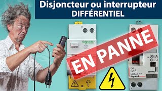 Disjoncteur interrupteur différentiel EN PANNE que faire [upl. by Alekram15]