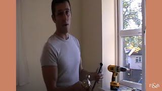 FITTING A METAL CURTAIN POLE for eyelet curtains  YouTube [upl. by Hallam]