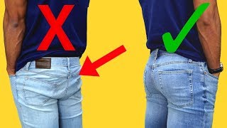 How Jeans Should Properly Fit  AVOID Looking Like A Sauasage [upl. by Teak287]