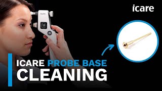 iCare Probe Base Cleaning  Rebound Tonometer Cleaning Instructions [upl. by Daune]