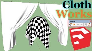 How To Use ClothWorks Plugin In SketchUp [upl. by Almeta335]