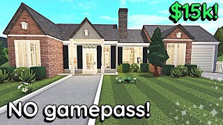 Realistic Bloxburg NO GAME PASS House Build Tutorial Part 1 [upl. by Lurleen989]