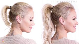 How To Perfect Ponytail  Hidden Crown [upl. by Becki302]