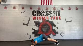 Dive Bomber Pushups  CrossFit Winter Park [upl. by Anica]