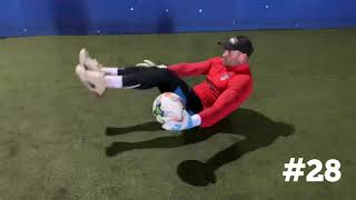 100  Goalkeeping solo drills and home workouts Part 1 [upl. by Torrell]