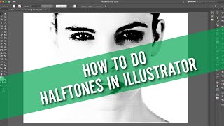 Halftones In illustrator for screen printing  full guide tutorial  Silk Screen  Speedy Sep [upl. by Hajile]