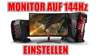 144 Hz MONITOR ZEIGT NUR 60Hz FIXEN  Tutorial DeutschGerman [upl. by Codie]