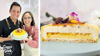 Mango Mousse Cake Recipe Gluten Free [upl. by Ruhl589]