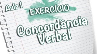 Exercícios  Concordância Verbal Prof Noslen [upl. by Oflodor548]