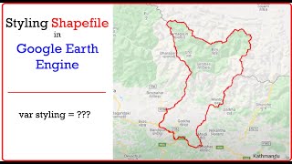 Styling Shapefile in Google Earth Engine [upl. by Crescint]