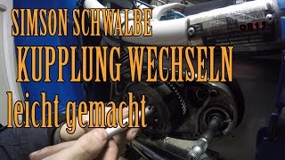 Simson Schwalbe Kupplung wechseln  DIY Kupplungswerkzeug [upl. by Ettegirb]