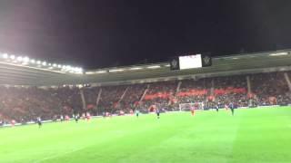 Oh when the saints go marching in Southampton vs Arsenal [upl. by Ardna385]