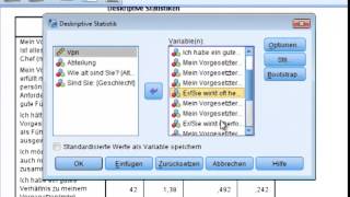 Deskriptivstatistische Analyse von Fragebogendaten [upl. by Nylkaj955]