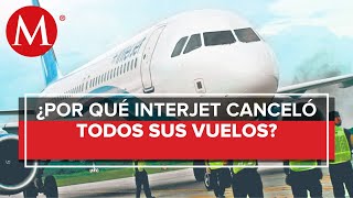 Interjet vuelve a cancelar todos sus vuelos no operará sábado y domingo [upl. by Zoellick]