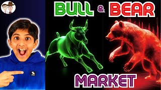 What are a Bull amp Bear Market A Simple Explanation for Kids and Beginners [upl. by Arit]