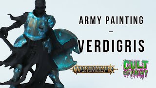 How to Paint VERDIGRIS on your miniatures [upl. by Gorlicki]