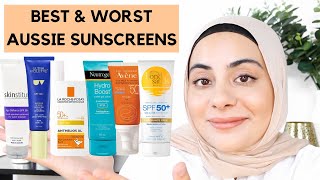 BEST amp WORST AUSSIE SUNSCREENS  Australian Sunscreen Guide  Affordable Aussie Sunscreen Razia Moe [upl. by Fran]