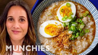 Filipino Arroz Caldo With Leah Cohen  Quarantine Cooking [upl. by Michel]