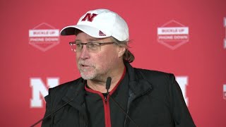 Dana Holgorsen on simplifying playbook future with Nebraska [upl. by Ayatnahs]