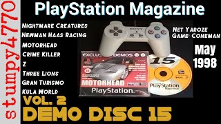 Official PlayStation Magazine Demo Disc 15 Volume 2 May 1998 [upl. by Stoughton]