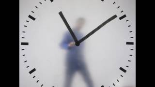 The hands of Maarten Baas Schiphol clock are drawn on in real time [upl. by Ettenaej]