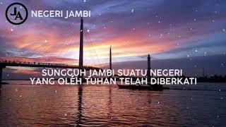 VIDEO LIRIK  NEGERI JAMBI [upl. by Fredkin122]