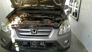 Letak nomor Rangka dan Mesin Honda CRV 2005 [upl. by Hamfurd]