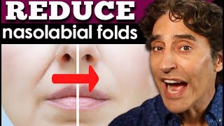 HOW TO SMOOTH YOUR SMILE LINES  Remove Nasolabial Folds [upl. by Furmark]