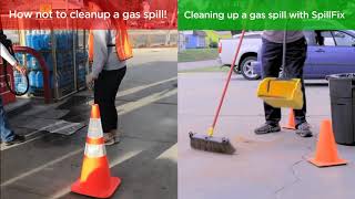 How to cleanup a spill at a gas station [upl. by Ullyot]