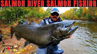 Salmon Fishing New Yorks World Famous Salmon River [upl. by Rinna]