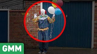 Real Clowns Creepier than Pennywise from IT [upl. by Senoj236]