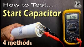 How to Test Motor Start and Motor Run AC Capacitor of ac fan and compressor [upl. by Anirtik]