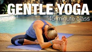 Gentle 45 Minute Tropical Yoga Class  Five Parks Yoga [upl. by Yaja625]