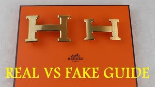 HOW TO SPOT A FAKE HERMES BELT  Real vs Fake Hermes Belt  Authentic vs Replica Hermes Belt [upl. by Daren]