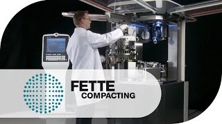 New FE SERIES Next Generation Tableting Technology  Fette Compacting [upl. by Rafi]