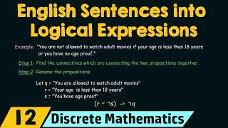 Translating Sentences into Logical Expressions [upl. by Brod]