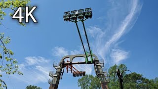 Finnegans Flyer offride 4K Busch Gardens Williamsburg [upl. by Neetsirk721]