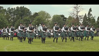 New Medley by Inveraray amp District Pipe Band at the 2019 UK Championships in Lurgan [upl. by Saoj]