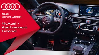 myAudi  Audi connect Tutorial Registrierung amp Funktionen [upl. by Trefor]