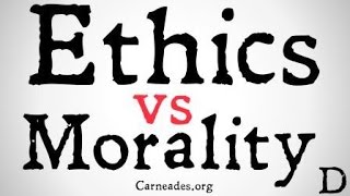 Ethics vs Morality Philosophical Distinctions [upl. by Alexandro]