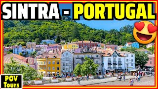 SINTRA Portugal 😍A RealLife Fairytale Town Near Lisbon Walking Tour 4K [upl. by Haletky]